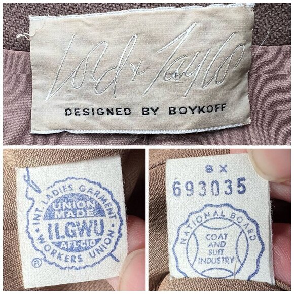 Vintage Lord & Taylor Wool Blazer Jacket Button Closure XS - Picture 3 of 12